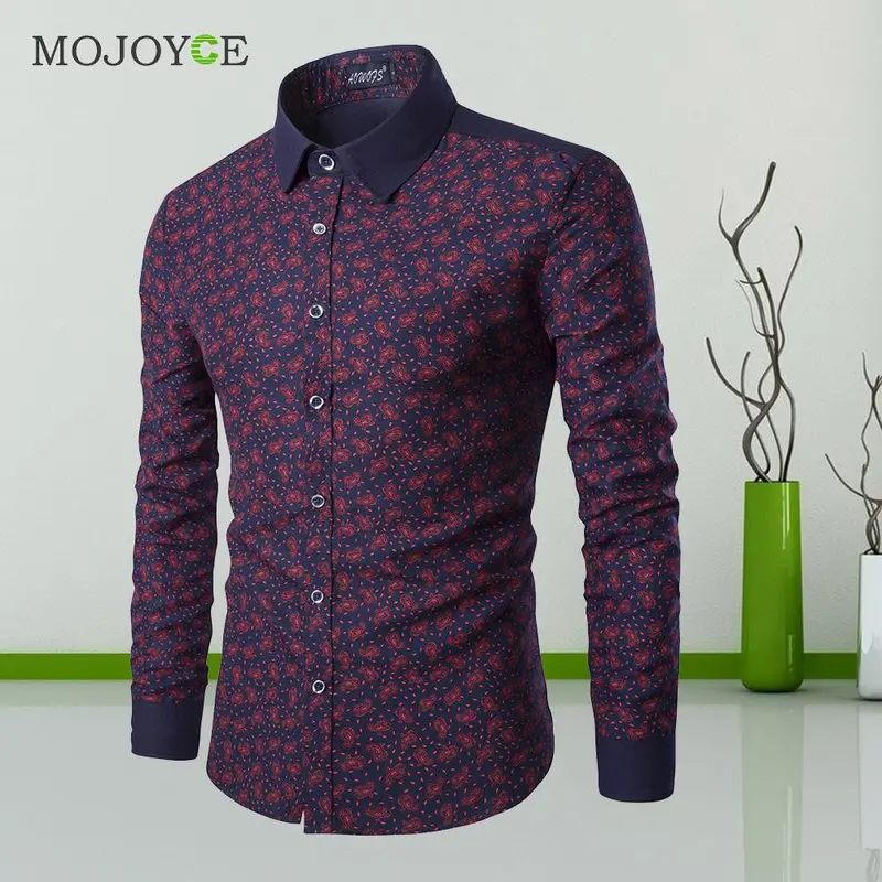 Long Sleeve Slim Fit Dress Shirt Men Shirt Mens Clothing New Casual Formal Luxury Men Shirts Brand Clothing Camisas 5
