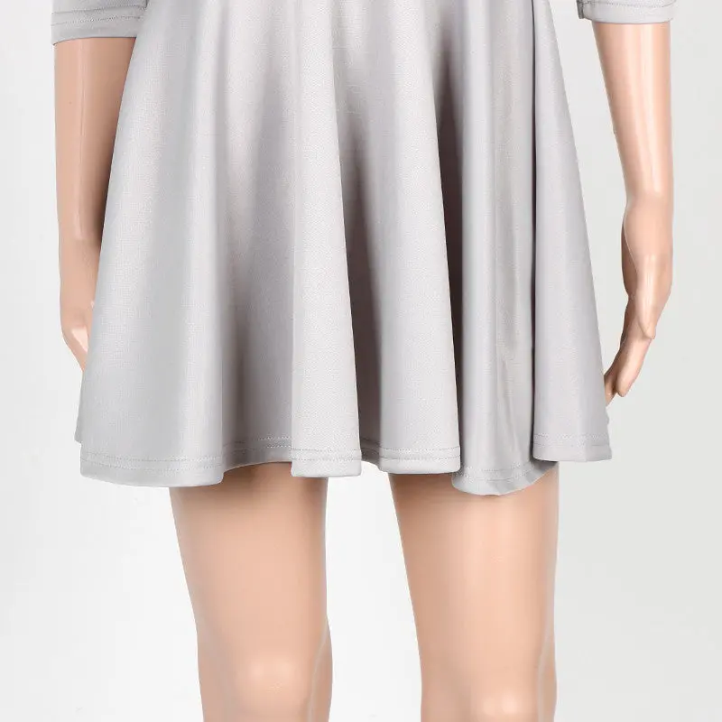 Long Sleeve Women Dress Slim A-Line Party Dresses Vestidos Elegant Dress Big Size Mini Dresses 9