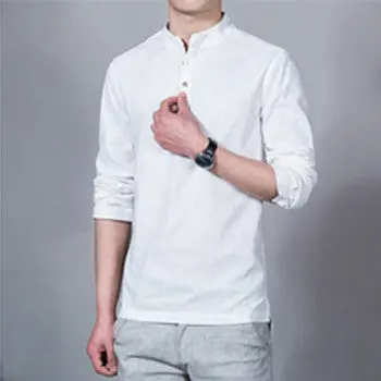 Long Sleeved Shirts Casual Slim Fit Large Sizeshirts Camisa Masculina Hombre Pullovers 1