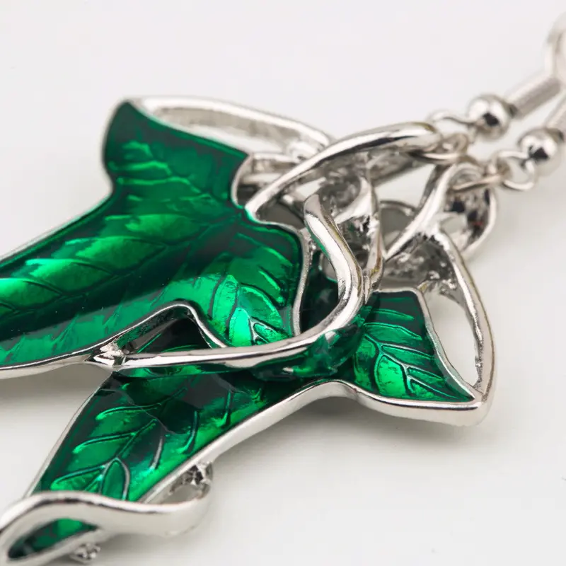 Lord Of The Green Leaf Elven Pin Brooch Pendant 1