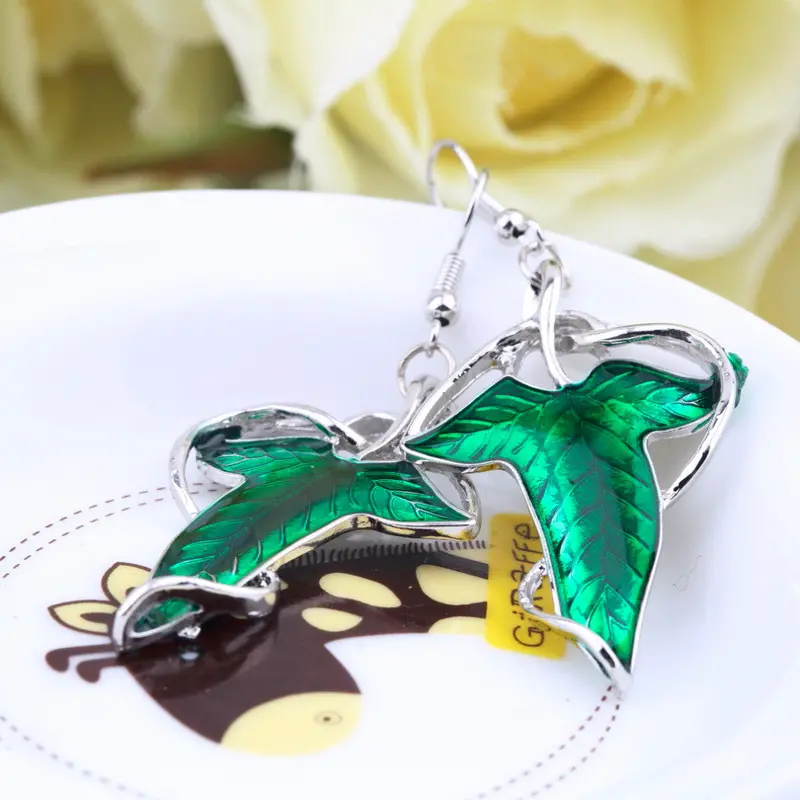 Lord Of The Green Leaf Elven Pin Brooch Pendant 2