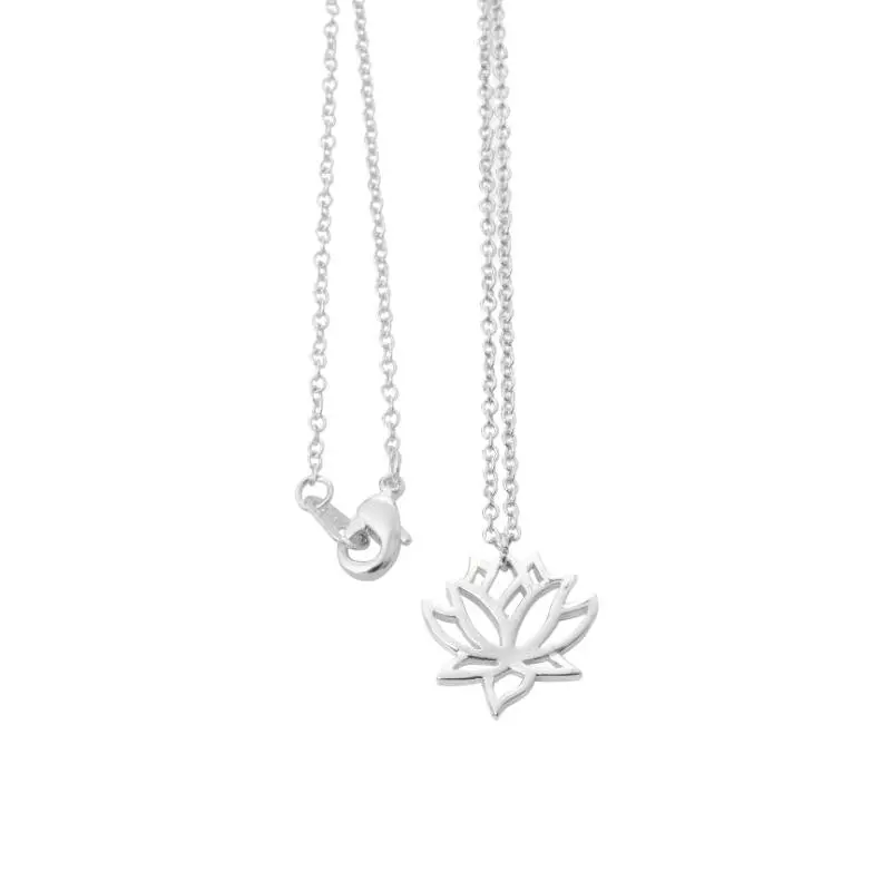 Lotus Necklace Love Flower Necklaces Gift 10Pcs-N017 1