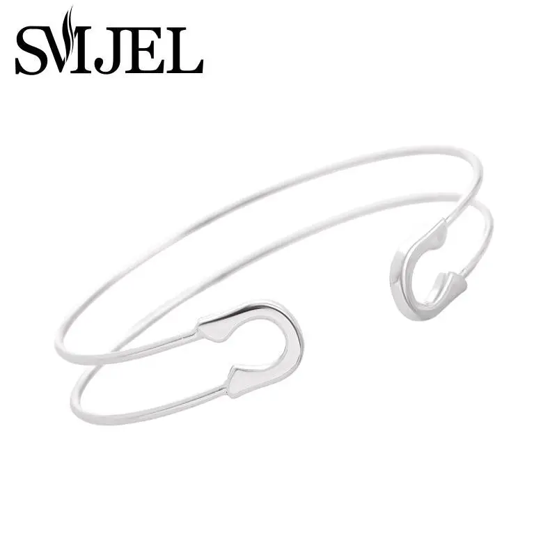Love Safey Pin Bangle Bracelet Jewelry Cuff Bangles G001 1