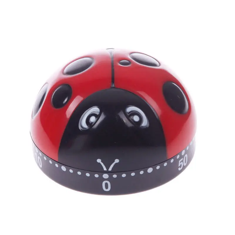 Lovely 60 Minute Ladybug Timer Easy Operate Kitchen Useful Cooking Ladybird Shape 55206 1