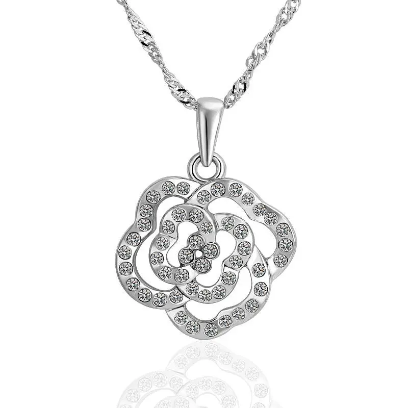 Lovely Acessorios Para Mulher Necklace Men Flower Pierced Collares Women Horloge227 2
