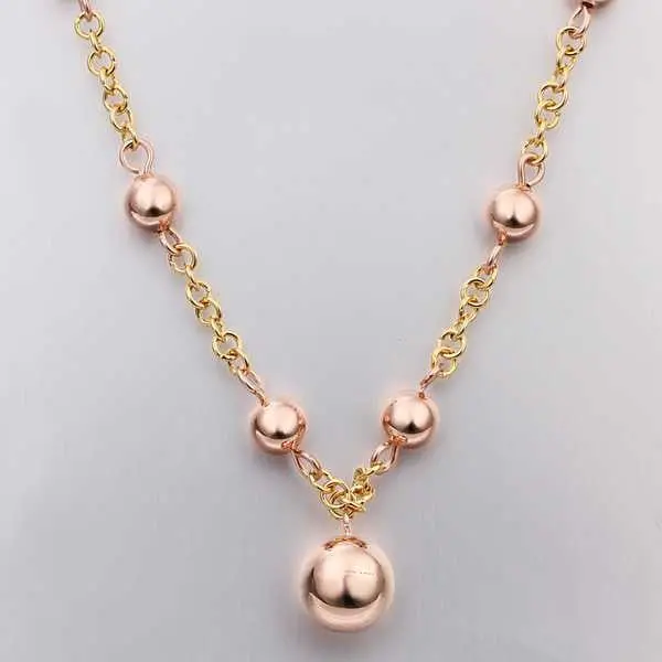 Lovely Austrian Crystal Necklaces &Amp; Pendants Golden Ball Collares 1