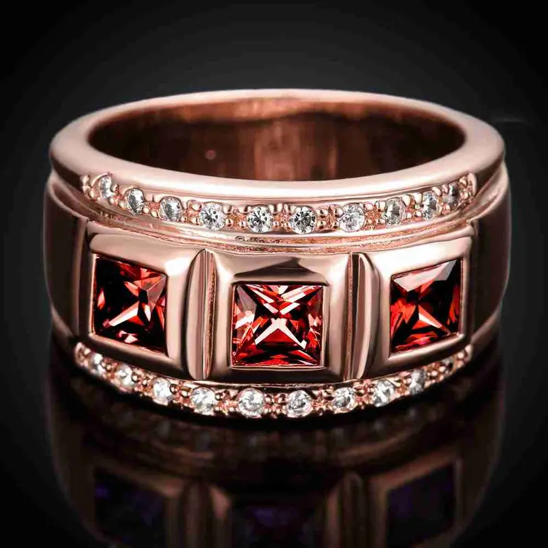 Lovely Austrian Crystal Rings Round Roll Anel Wedding Jewelry 6