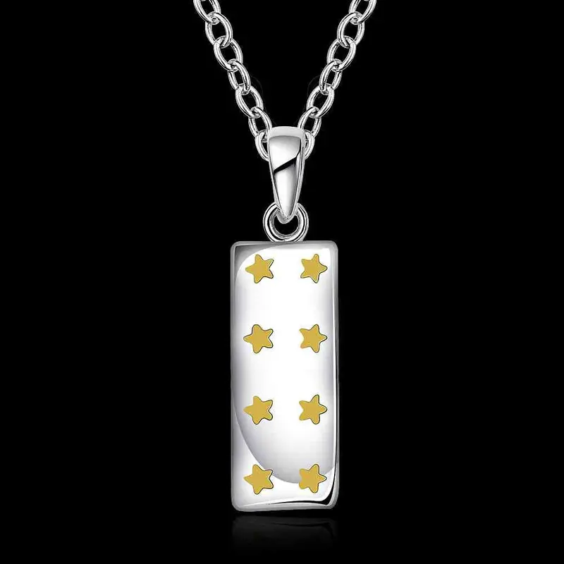 Lovely Glowing In The Dark Collar Necklace Star Long Bag Big Necklace Charms Luyn 55 1