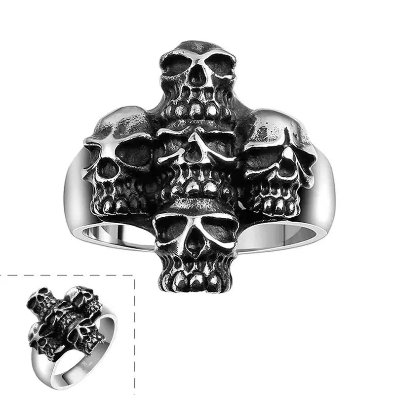 Lovely Maya Wedding Rings Owl Skull Anel Charm Mayar 82 1