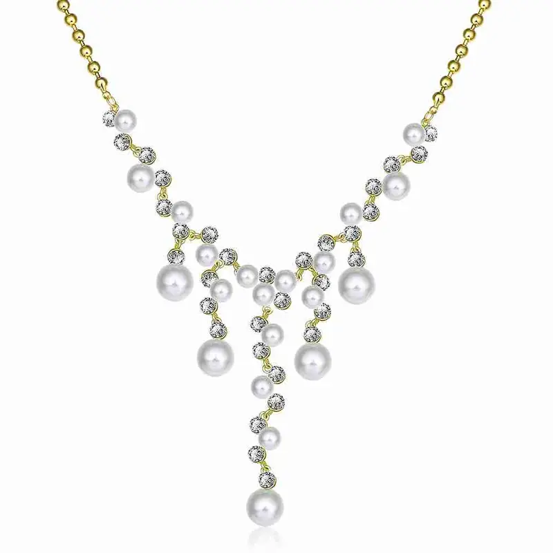 Lovely Necklace Long Hanging Beads Kolye Gift For Her327 1