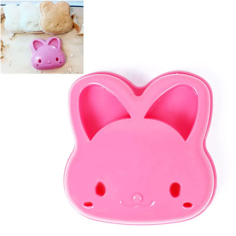 Lovely Rabbit Shaped Diy Sandwich Bread Cookie Cake Mold Cutter Home Tool Mould55024 1