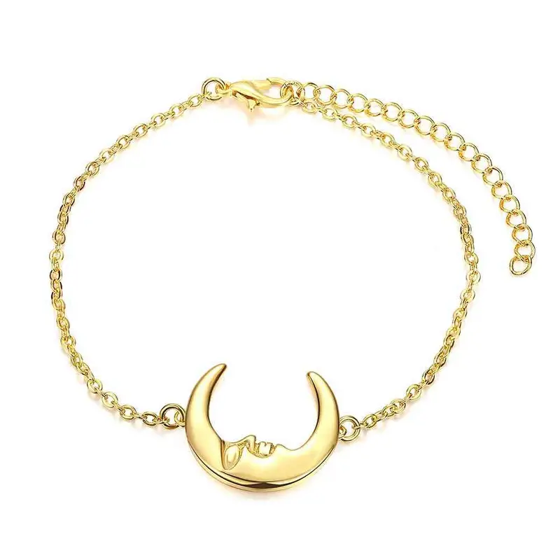 Lovely Silver Bracelets Moon Bracelets &Amp; Bangles Wedding Knwh  4 1