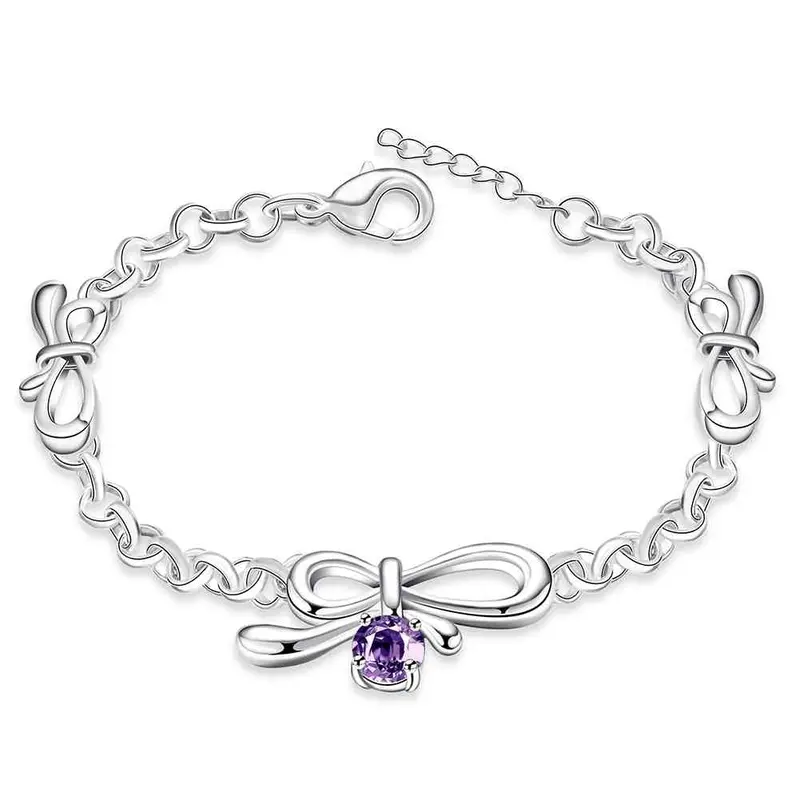 Lovely Silver Plated Bracelet Men Butterfly Pulseira442 1
