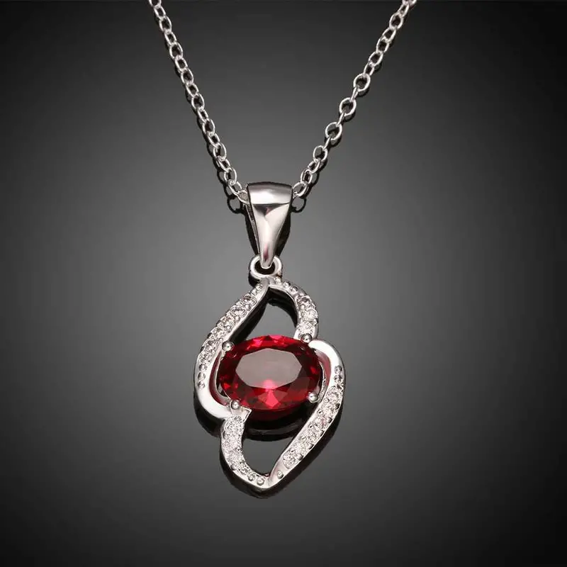 Lovely Silver Plated Necklaces Insets S-Shape Collier Margarida362 1