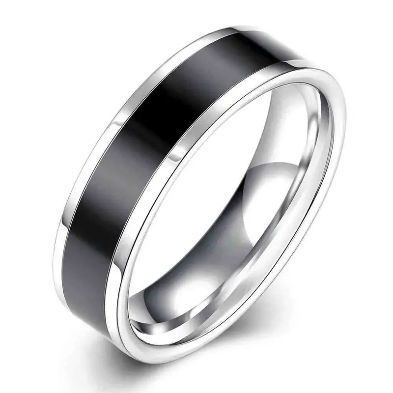 Lovely Titanium Steel Engagement Rings Wave S In Euros Wedding Jewelry168 2