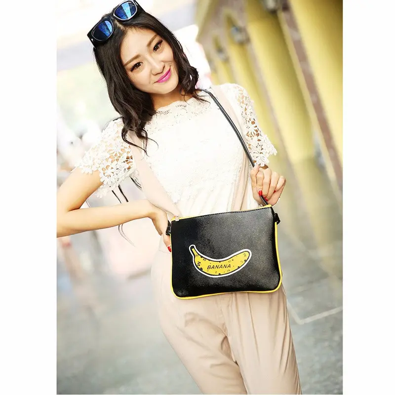Lovely Women Banana Printing Handbag Shoulder Bags Ladies Girl Messenger Bag Satchel Tote Bolsa Feminina 1