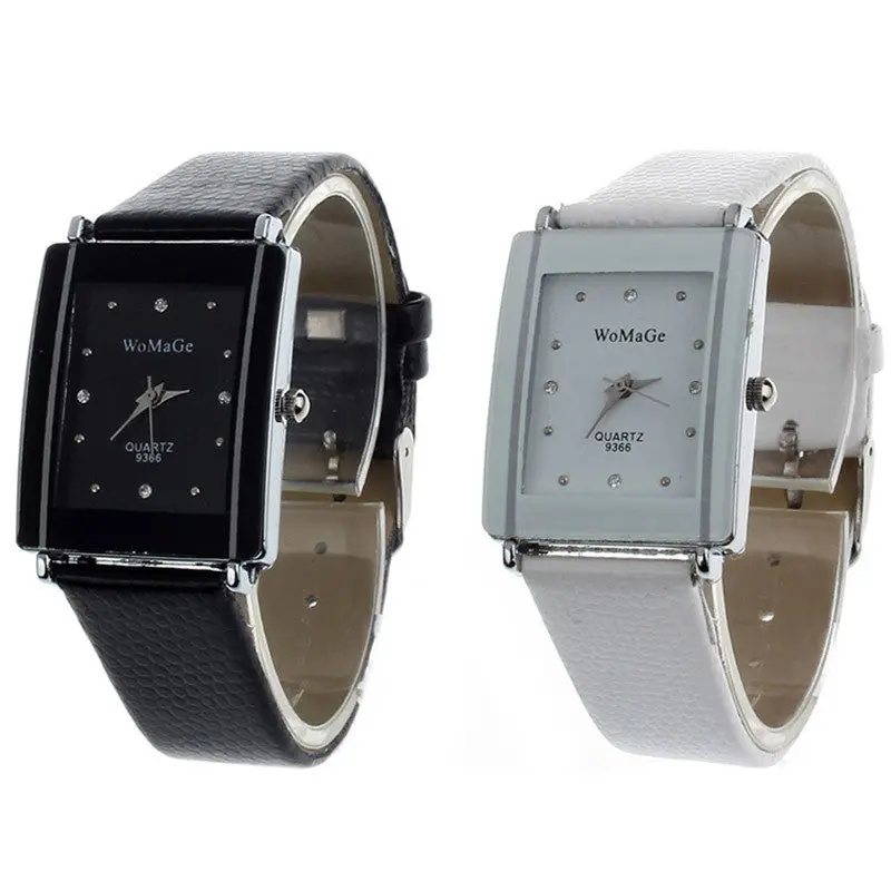 Lover Leather Analog Sport Quartz Date Leather Wrist Watch Analog Gift 1