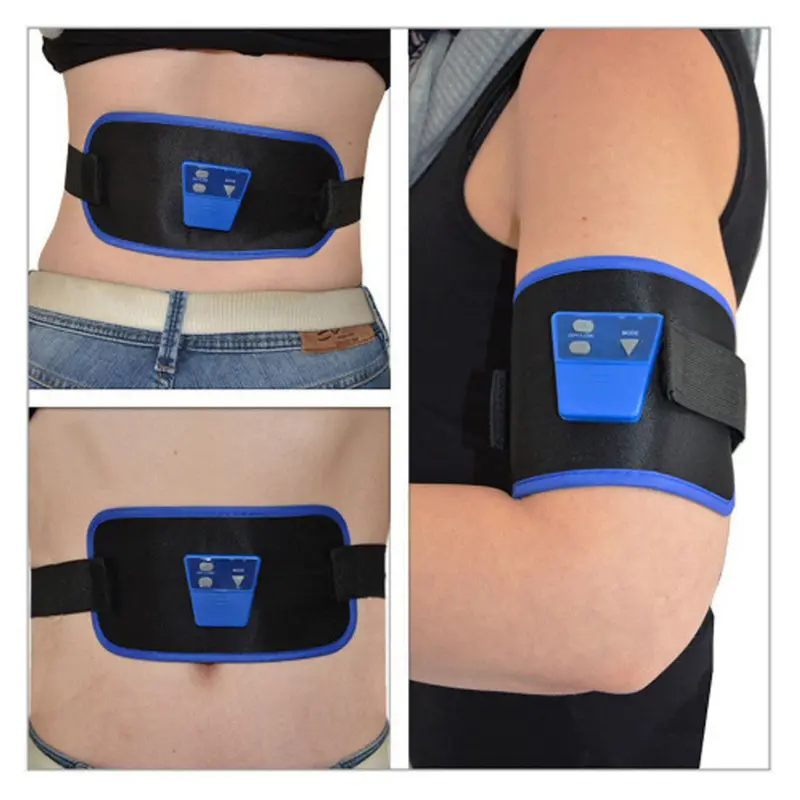 Lowest Price Electronic Body Muscle Arm Leg Waist Abdominal Massage Exercise Toning Belt Slim Fit 2
