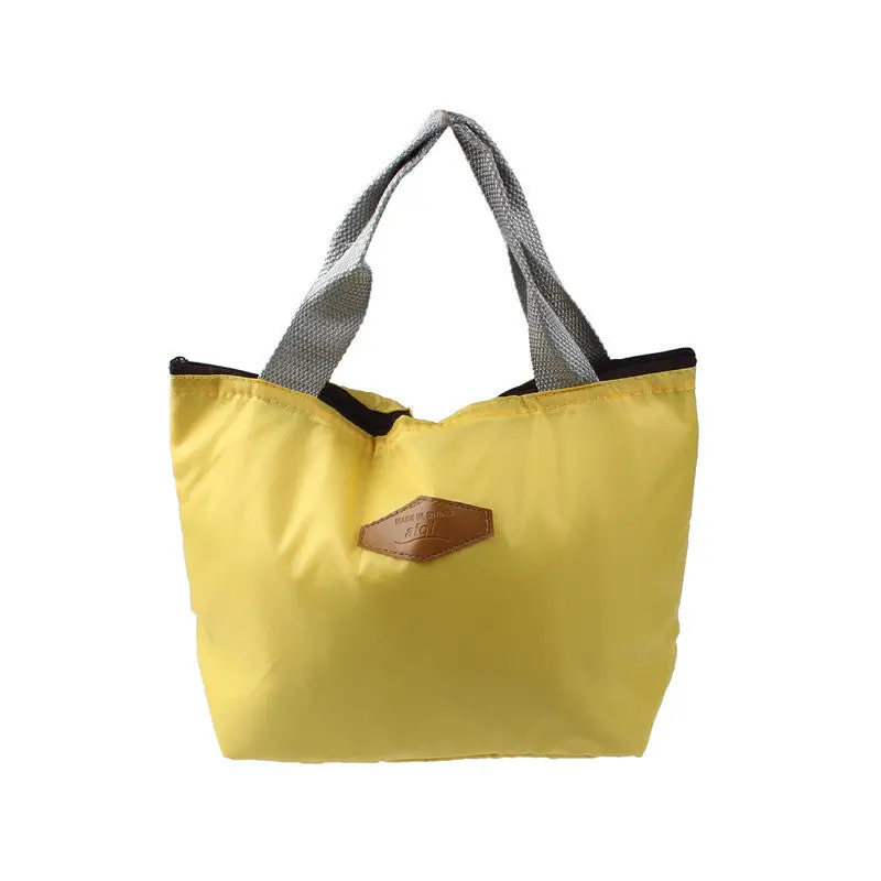 Lunch Bag Waterproof Oxford Fabric Portable Picnic Insulated Food Storage Box Lunch And Bag Smile 1