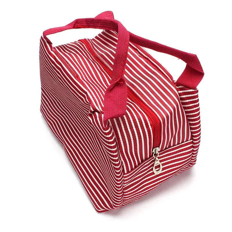 Lunch Bag Women Portable Insulated Thermal Cooler Lunch Box Bag Travel Picnic Lovely And Promotion Smile 1