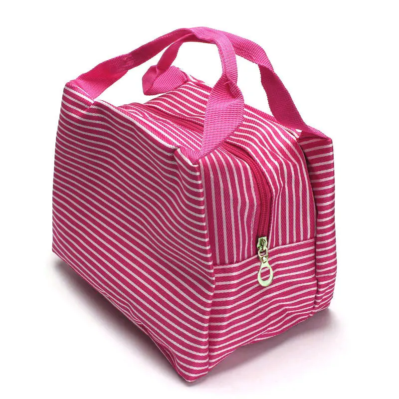 Lunch Bag Women Portable Insulated Thermal Cooler Lunch Box Bag Travel Picnic Lovely And Promotion Smile 2