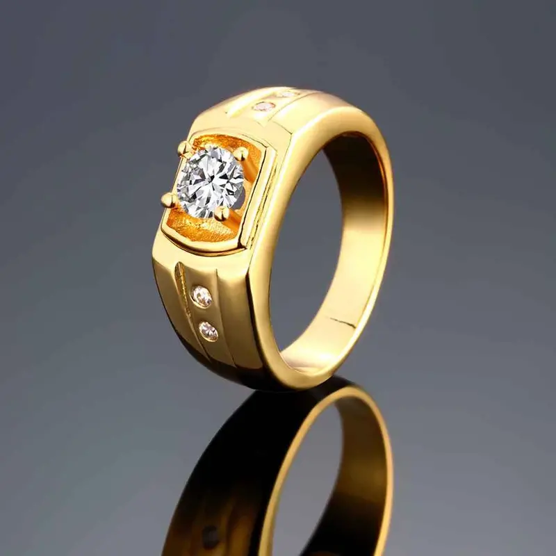 Luxurio 18K Gold Plated Engagement Ring Fire Stone S In Euros Margarida Skgr141 4