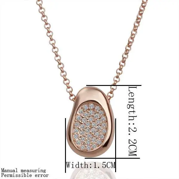 Luxurio 18K Gold Plated Necklace Women Big Necklace Jewerly Accessories 1