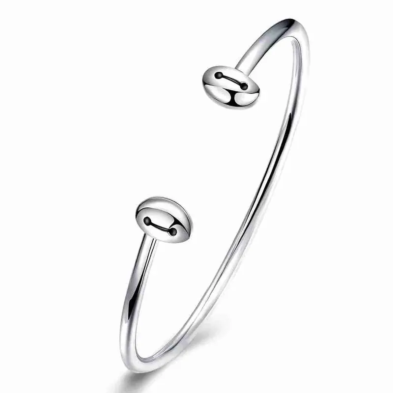 Luxurio 925 Silver Jewelry Friendship Bangle Hanging Crown Women Bracelet Love Hbb 8 2