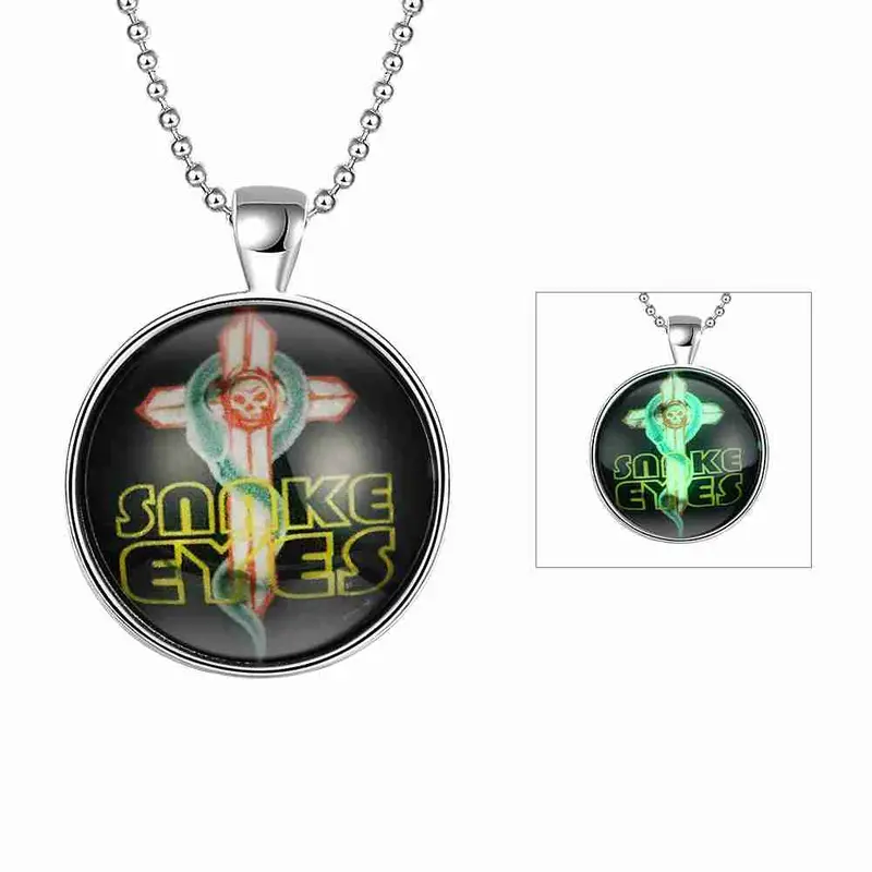 Luxurio Glowing Luminous Necklace Women Cross Maxi Necklace Wedding322 1