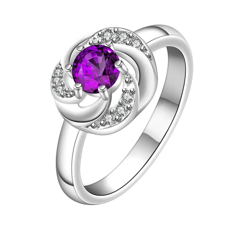 Luxurio Silver Rings Austria Crystal Men Ring Personalized 4 1