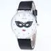 Luxury Clock Women Mask Analog Quartz Watch Pu Leather Band Rhinestone Wrist Watch Montre Feida 1