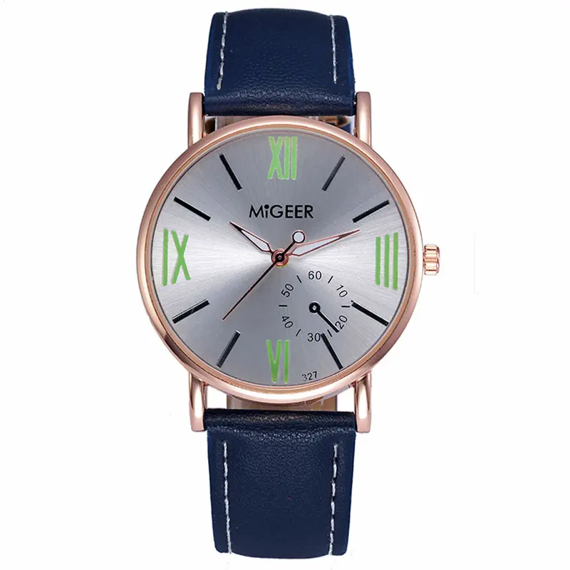 Luxury Crocodile Faux Leather Mens Analog Watch Wrist Watches Relogio Masculino Feida 2