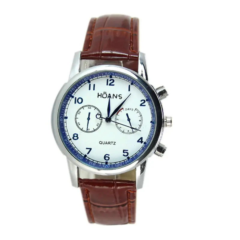 Luxury Faux Leather Men Watch Quartz Analog Business Wrist Watches Men Montre Homme Relogio Reloj 1