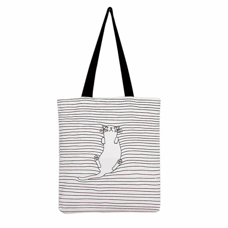 Luxury Handbags Women Bag Design Women Napping Cat Shoulder Bag Large Capacity Ladies Shopping Bag 1
