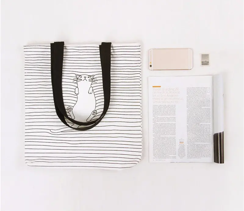 Luxury Handbags Women Bag Design Women Napping Cat Shoulder Bag Large Capacity Ladies Shopping Bag 2