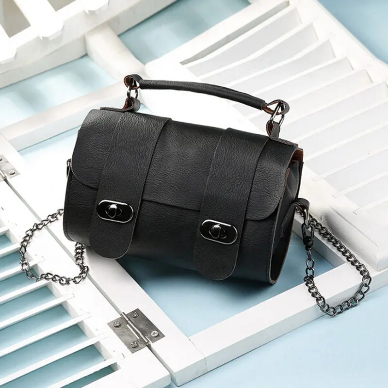 Luxury Handbags Women Bucket Bags Designer Pu Leather Chain Bolsos Femenina Crossbody Single Shoulder Handbag 2