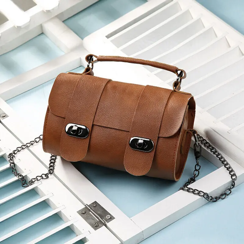 Luxury Handbags Women Bucket Bags Designer Pu Leather Chain Bolsos Femenina Crossbody Single Shoulder Handbag 3