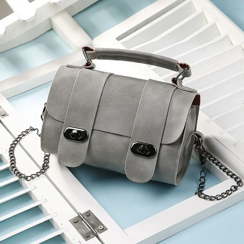 Luxury Handbags Women Bucket Bags Designer Pu Leather Chain Bolsos Femenina Crossbody Single Shoulder Handbag 4