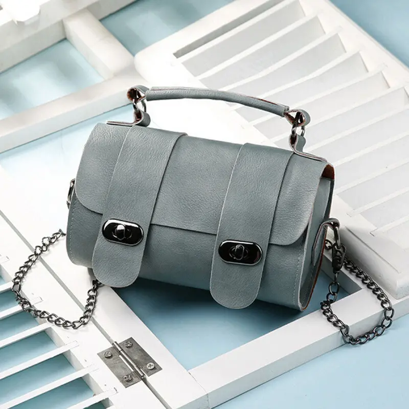 Luxury Handbags Women Bucket Bags Designer Pu Leather Chain Bolsos Femenina Crossbody Single Shoulder Handbag 6