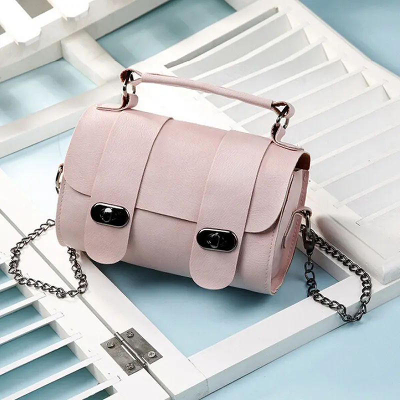 Luxury Handbags Women Bucket Bags Designer Pu Leather Chain Bolsos Femenina Crossbody Single Shoulder Handbag 7