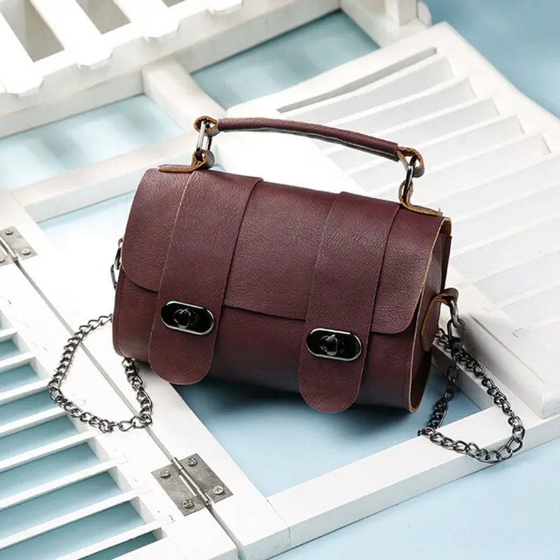 Luxury Handbags Women Bucket Bags Designer Pu Leather Chain Bolsos Femenina Crossbody Single Shoulder Handbag 8