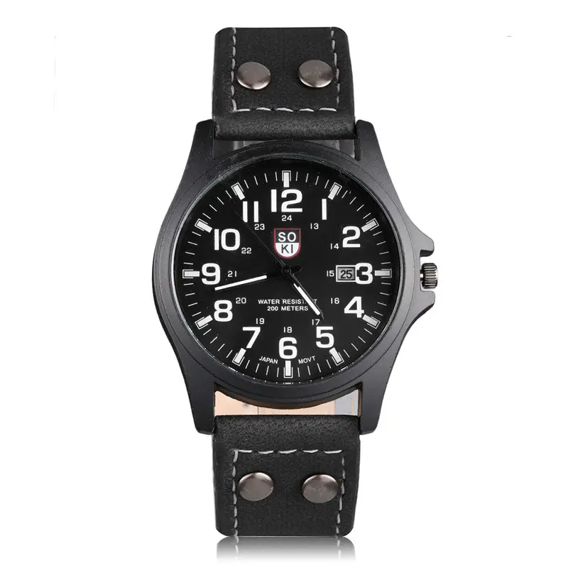 Luxury Hours Digital Watchclock Quartz Masculino Military Sport Watchcasual Wristwatches 1