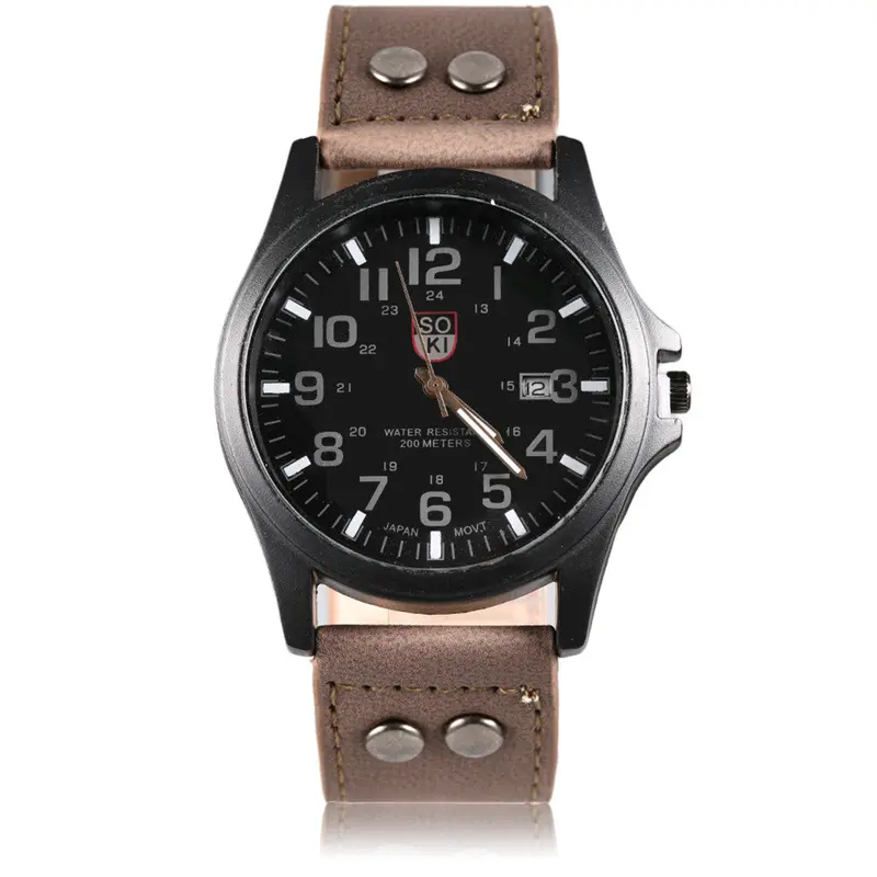 Luxury Hours Digital Watchclock Quartz Masculino Military Sport Watchcasual Wristwatches 4