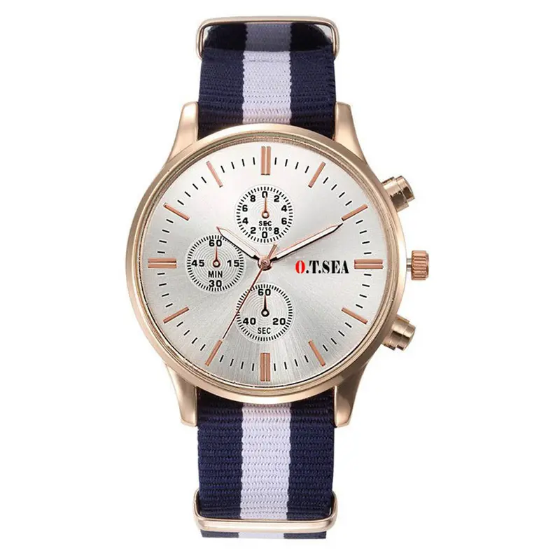 Luxury Ladies Watches Classics Canvas Band Analog Watch Quartz Wrist Watches Gift Feida 2