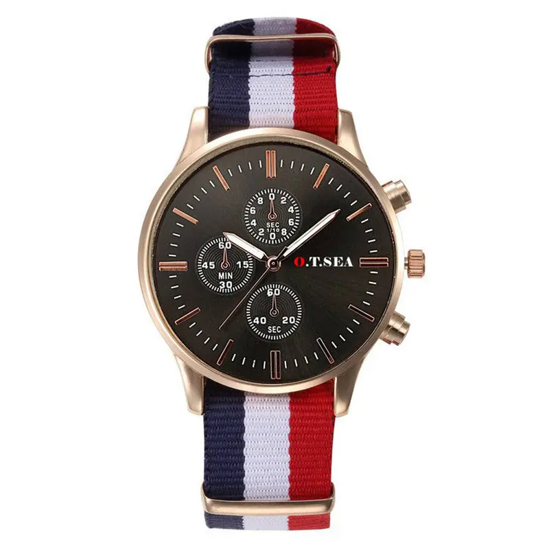 Luxury Ladies Watches Classics Canvas Band Analog Watch Quartz Wrist Watches Gift Feida 3