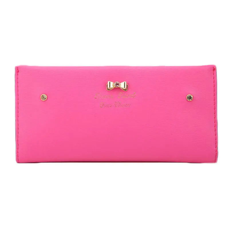 Luxury Lady Women Purse Clutch Wallet Simple Long Card Holder Bag 1