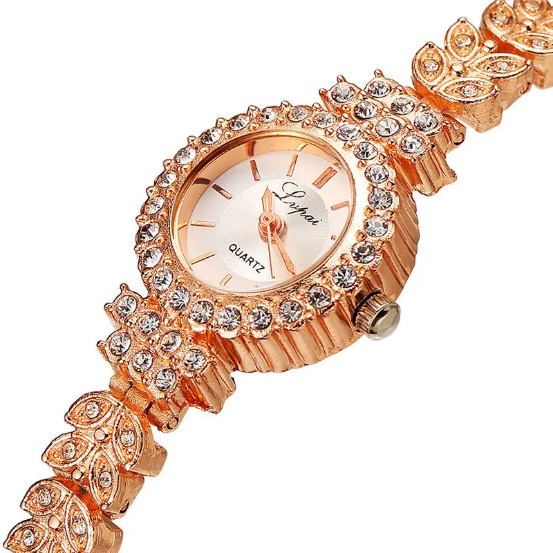 Luxury Lvpai Watch Lady Gold Watches Women Wristwatches Casual Bracelet Watch Ladies Wrist Watch Clock 2