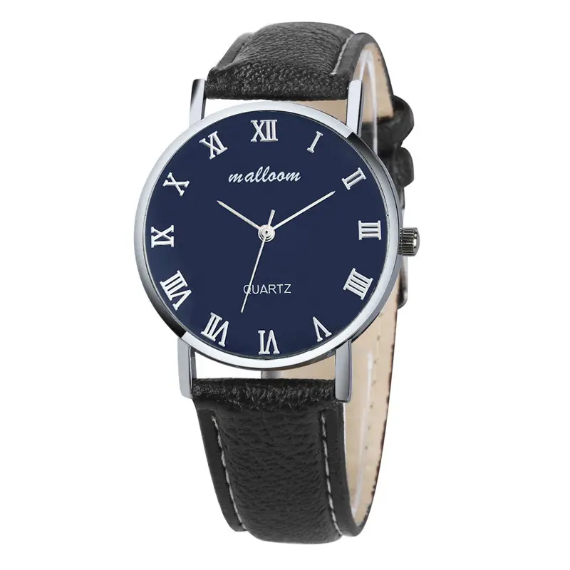 Luxury Malloom Men Quartz Watches Faux Leather Waterproof Casual Wrist Watches For Man Sport Men's Relojes Hombre 1