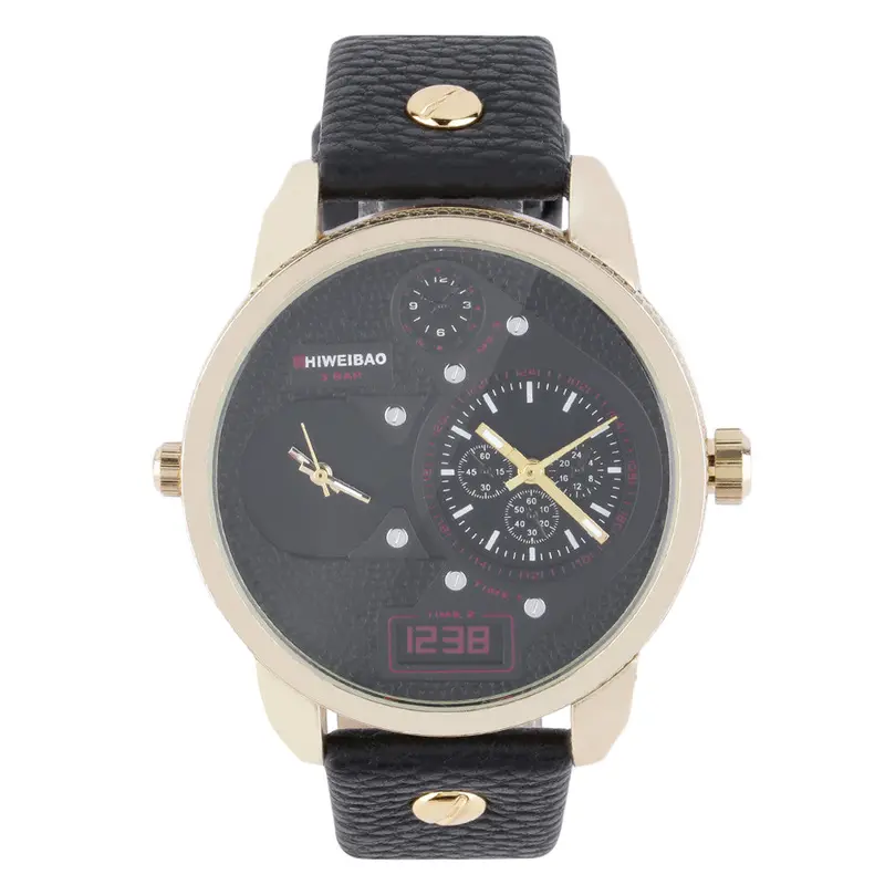 Luxury Multi-Fuctions Dual Display Water Resistant Sports Watchwatch Casual Cool Watchwatches 1