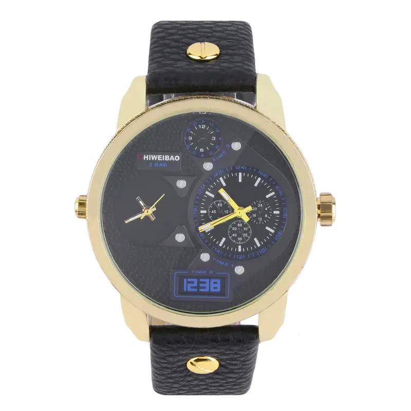 Luxury Multi-Fuctions Dual Display Water Resistant Sports Watchwatch Casual Cool Watchwatches 2